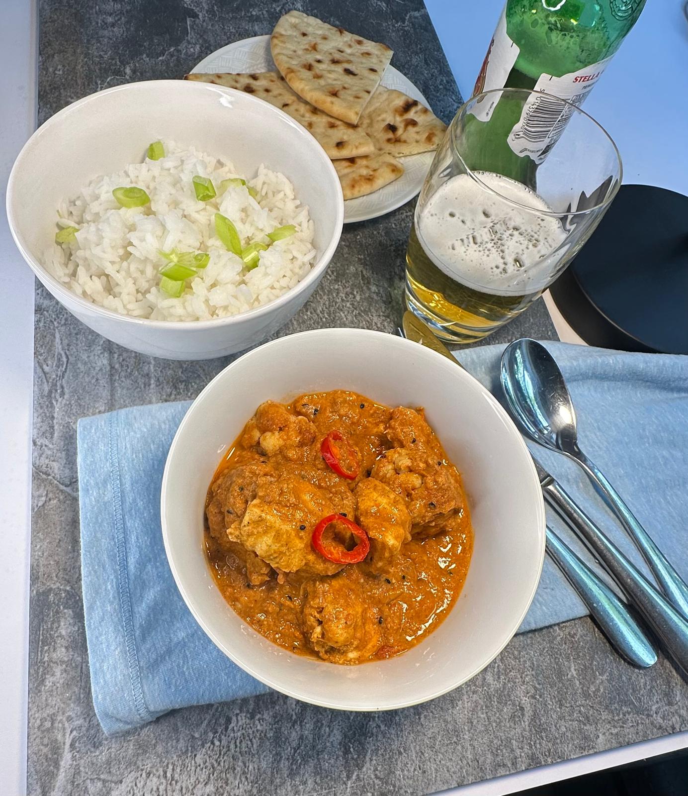 Dish with meatballs and vegetables